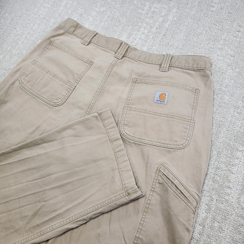 Carhartt Pants Men 36x34 *READ Rugged Flex Stretch Canvas Relaxed Fit Workwear